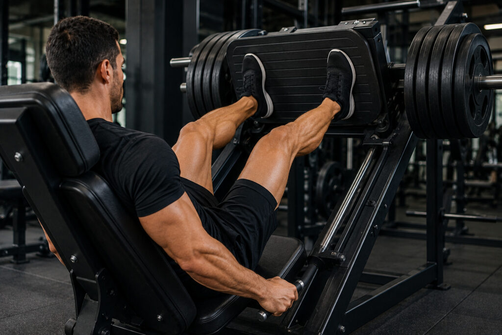 Os melhores exercícios para aumentar naturalmente a testosterona e a libido masculina em Exercícios leg press